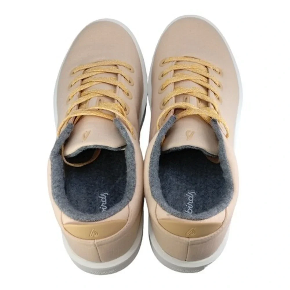 Allbirds WP Wool Piper Woven Mens Shoes Sneaker Lux Camel Blizzard Sole Sz 10
